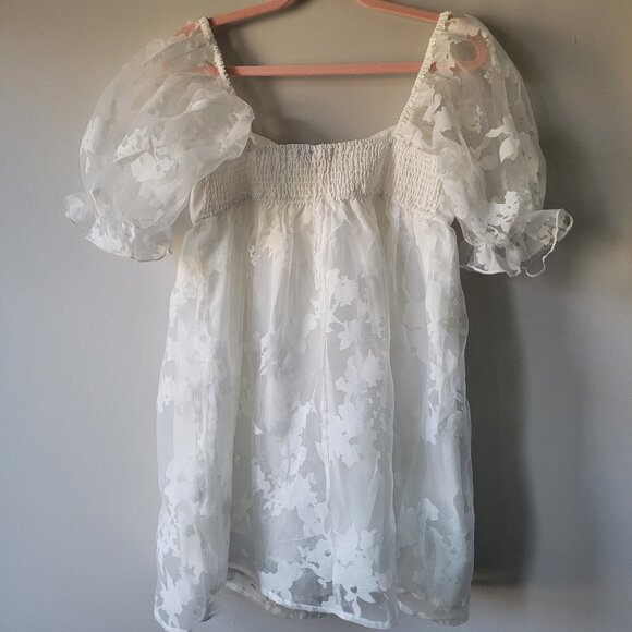 Inspired Hearts Organza Puff Dress - Picture 3 of 4